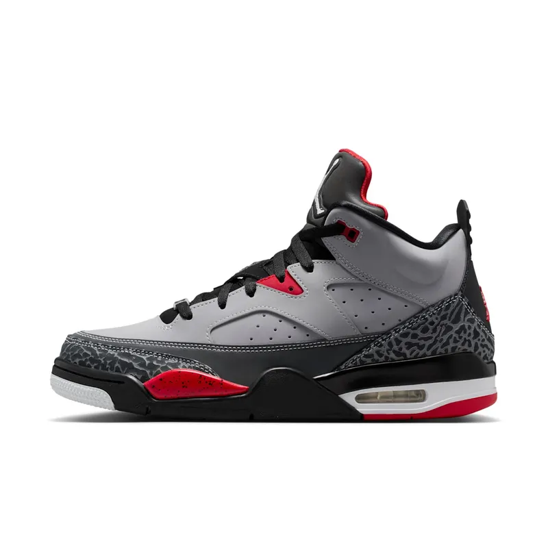 Jordan Son of Mars Low Grey Cement Cement Grey/White-Black-Fire Red (580603-004)