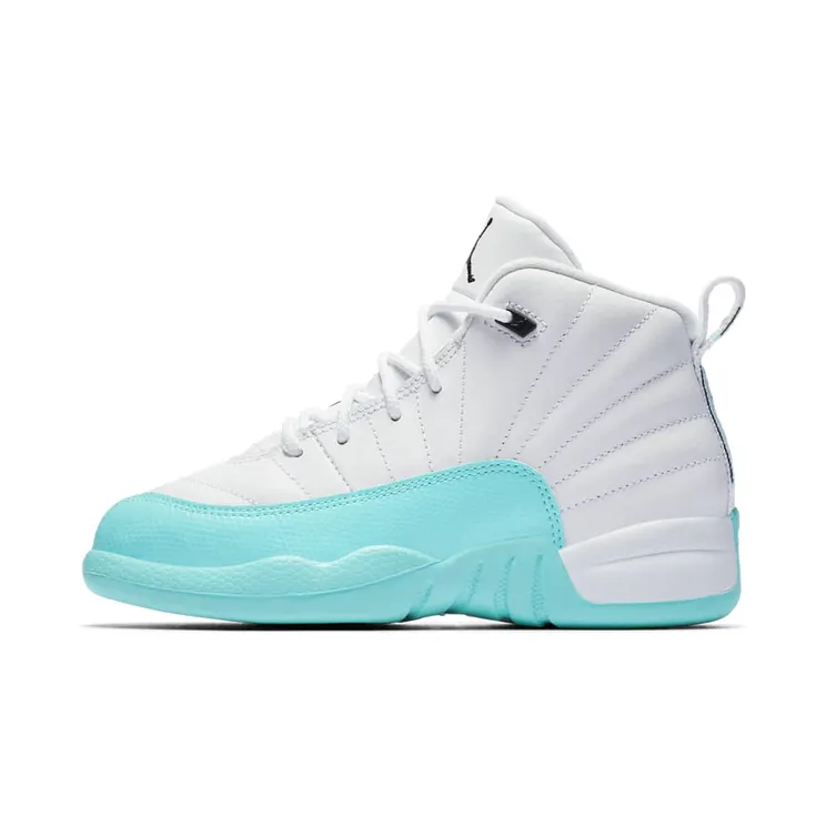 Air Jordan 12 PS ‘Light Aqua’ White/Light Aqua-Black (510816-100)