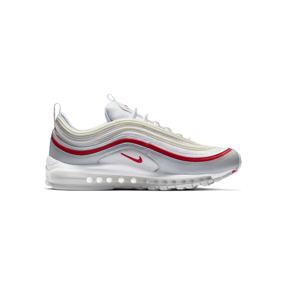 Nike Air Max 97 White Pure Platinum University Red Pure Platinum/University Red-White (AR5531-002)