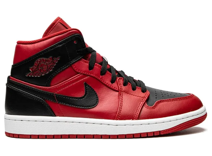 Air Jordan 1 Mid Reverse Bred (554724-660)