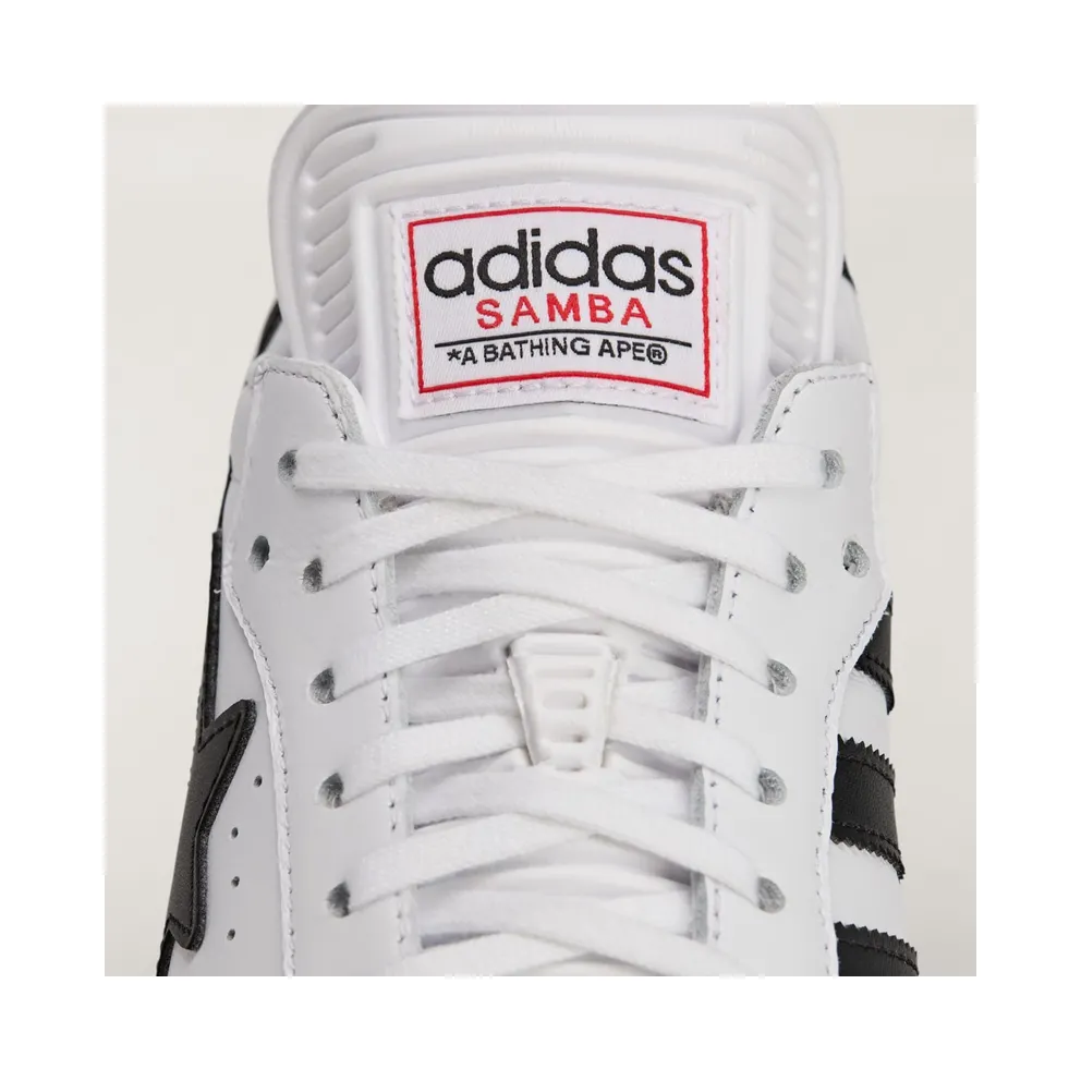 Adidas Samba “Bape – White Black” (JR9245)