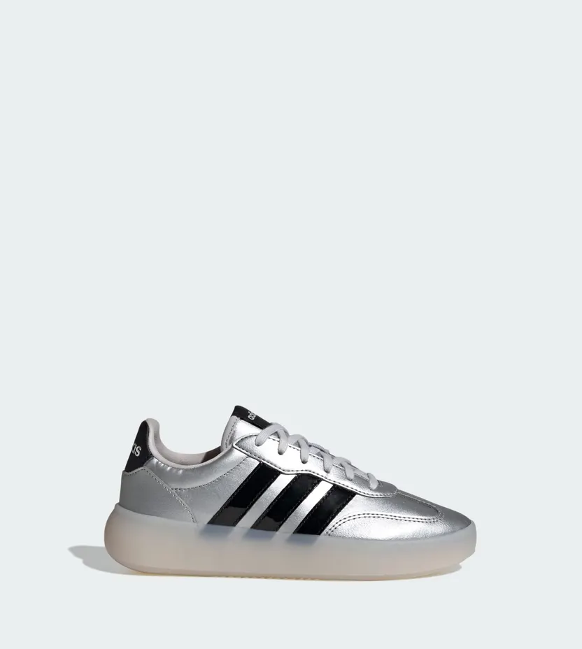 Adidas BARREDA DECODE Shoes Silver Metallic / Core Black / Chalk White (JR7224)