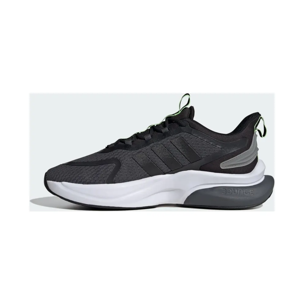adidas Alphabounce+ Bounce Grey Six / Core Black / Green Spark (IG3584)