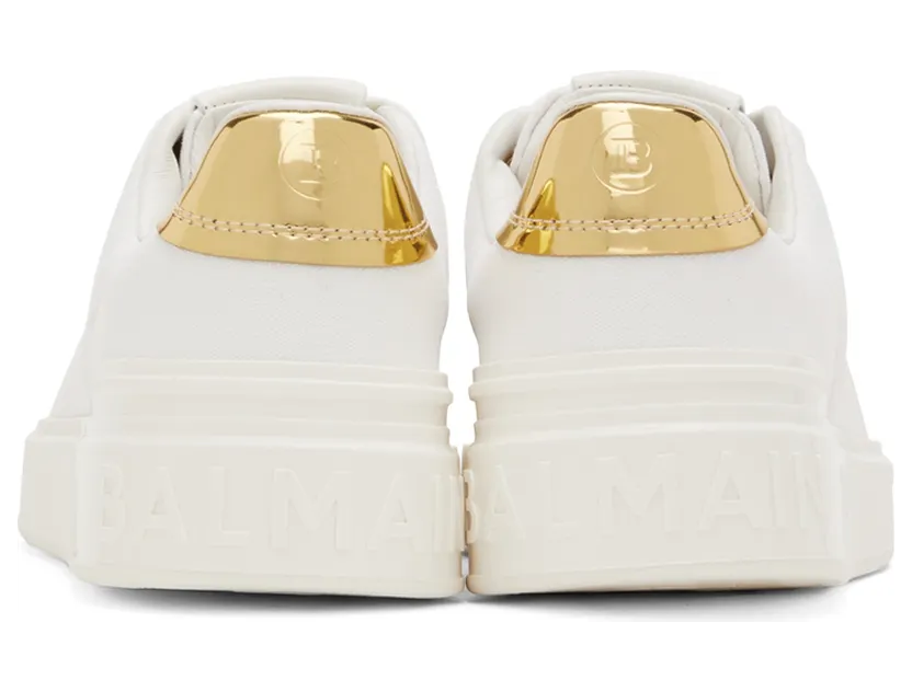 Balmain White B Court Sneakers (XN0VI690TCSO) (2)
