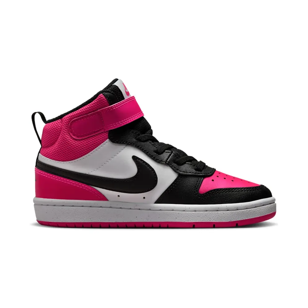 Nike Court Borough Mid 2 White Fierce Pink Black (HV0935-100)