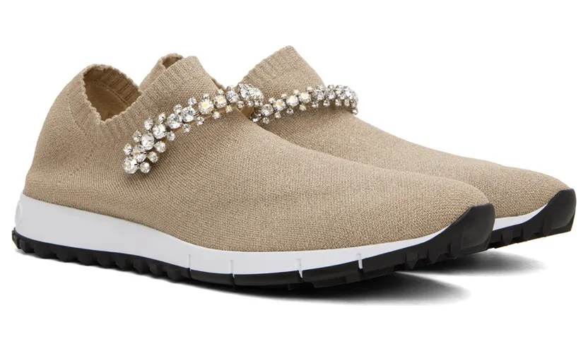 Jimmy Choo Beige Verona Sneakers (VERONA AOZ) (4)