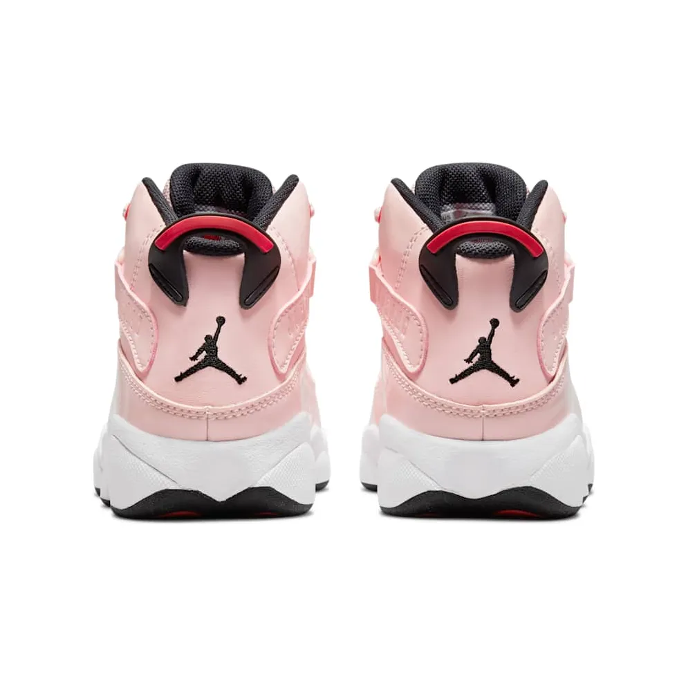 Nike Jordan Kids Pink & Red Jordan 6 Rings Little Kids (323432-602)