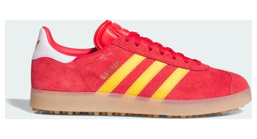 Adidas Gazelle Spikeless Pure Ruby / Crew Yellow / Gum (KJ5429)