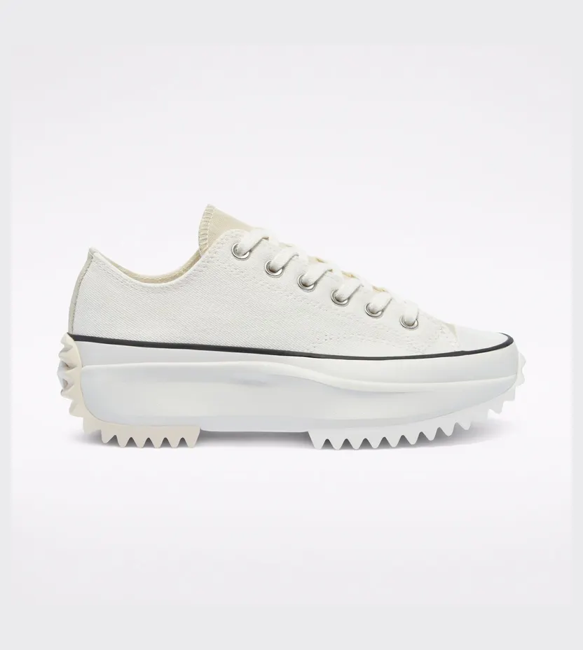 Converse Summer Denim Run Star Hike Low Top Vintage White/egret/Black (171895C)