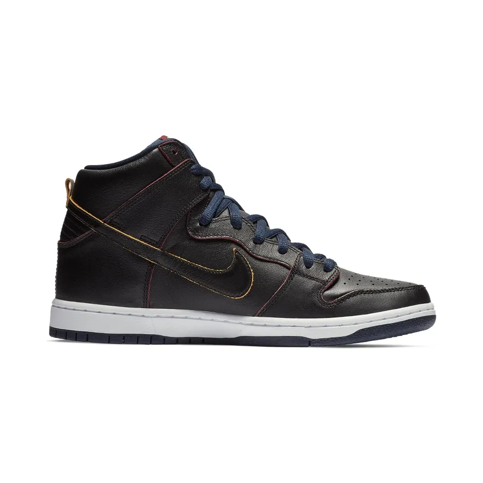 Nike SB Dunk High NBA Cavs Black/Black-College Navy-Team Red (BQ6392-001)