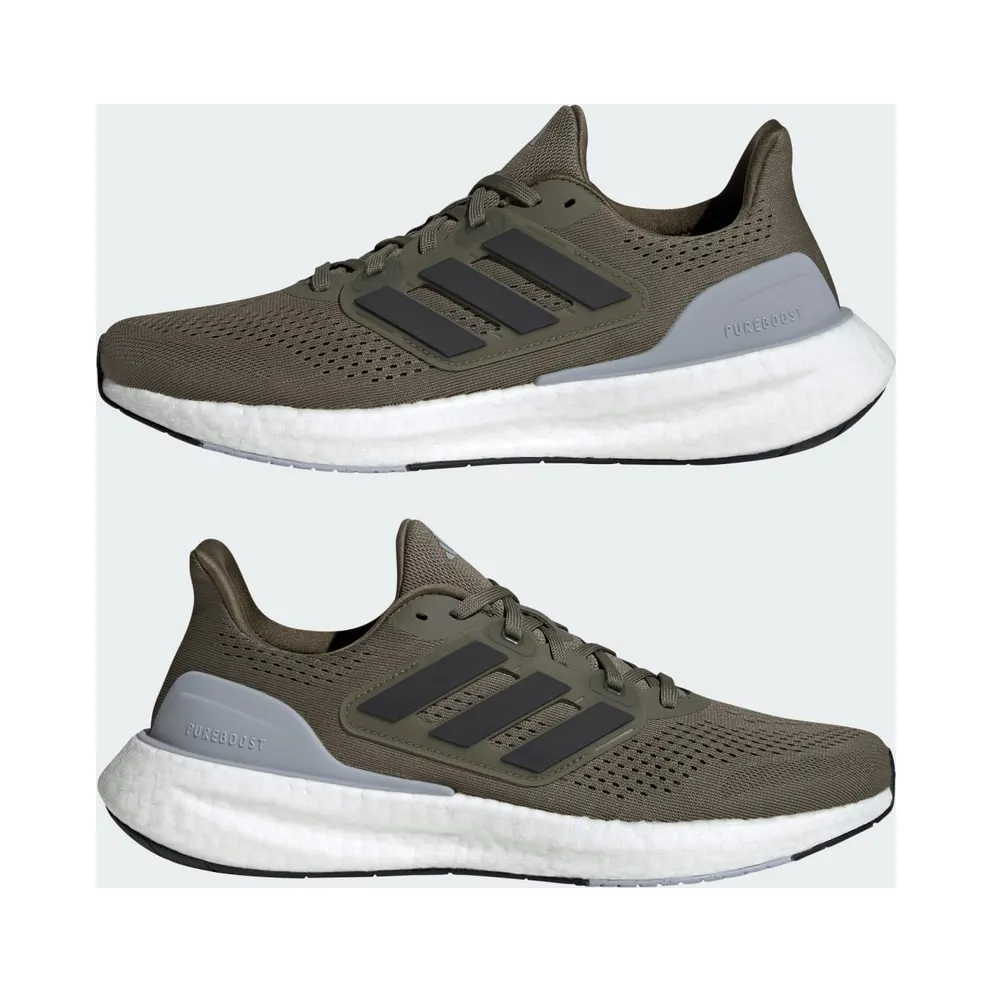 adidas Pureboost 23 Olive Strata Core Black Halo Silver (IF1548)