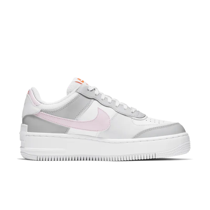 Nike Air Force 1 Shadow Photon Dust Pink Foam (W) White/Total Orange-Photon Dust-Pink Foam (CZ0370-100)