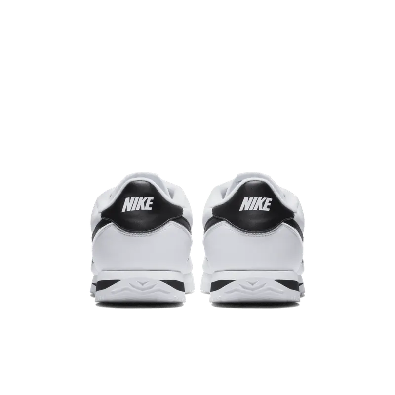 Nike  Cortez Basic Leather White Black (2017) White/Metallic Silver-Black (819719-100)