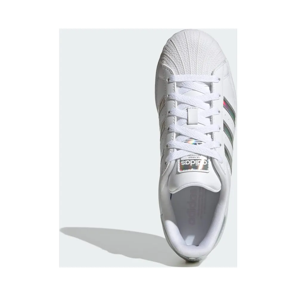 Adidas Superstar Kids White / Iridescent / Silver Dawn (IG0238)