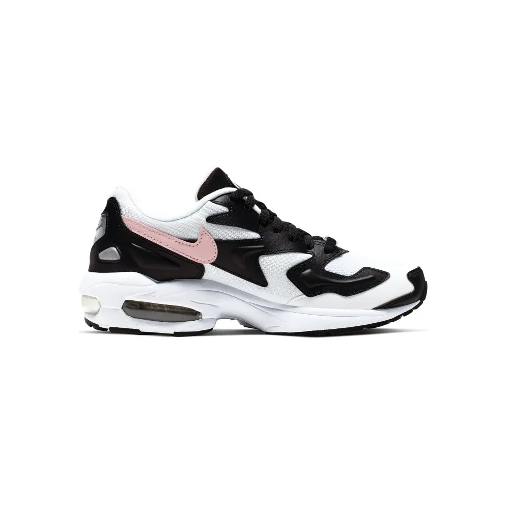 Nike Air Max2 Light White Bleached Coral Black (W) White/Bleached Coral-Black-Sail-Alligator (AO3195-101)