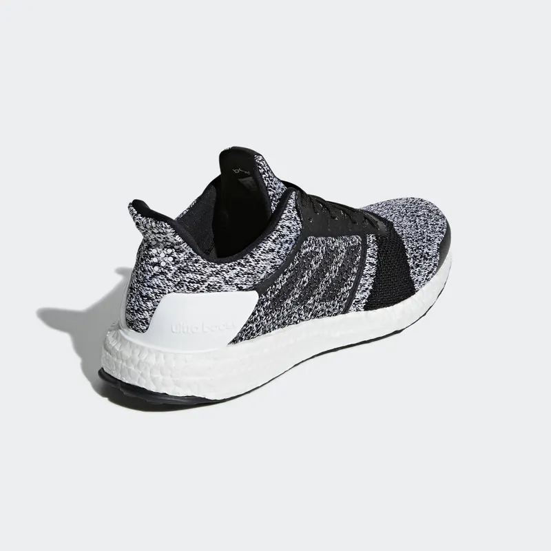 adidas Ultraboost ST Black White Cloud White/Core Black/Metallic Silver (CM8273)