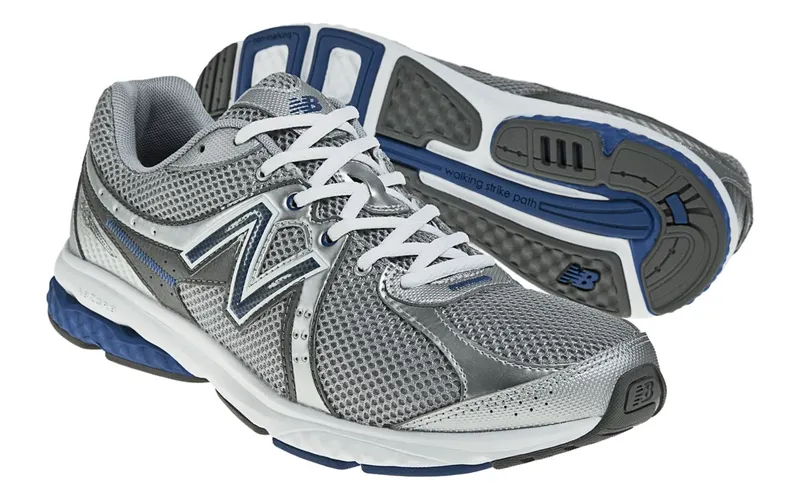 New Balance MW665SB 4E Silver/White-Blue (MW665SB)