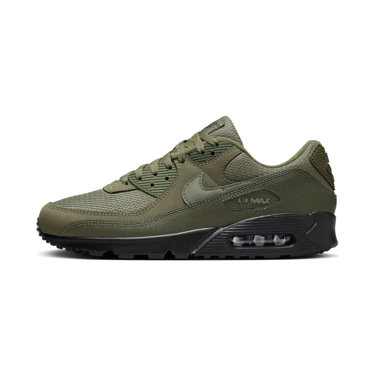 Nike Air Max 90 Reflective Swoosh “Medium Olive / Black / Cargo Khaki” (HQ3828-200)