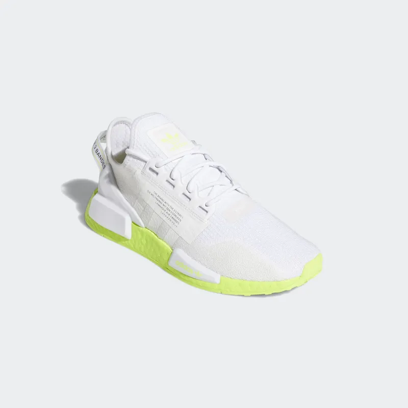 adidas NMD_R1 V2 Cloud White Neon Cloud White/Cloud White/Core Black (FX3903)
