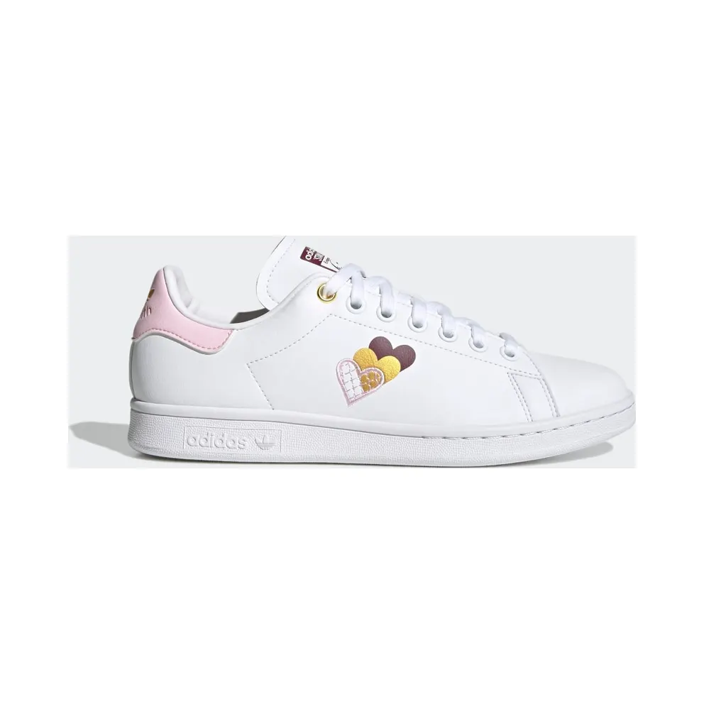 adidas Stan Smith Schuh Cloud White / Clear Pink / Victory Crimson (H03937)