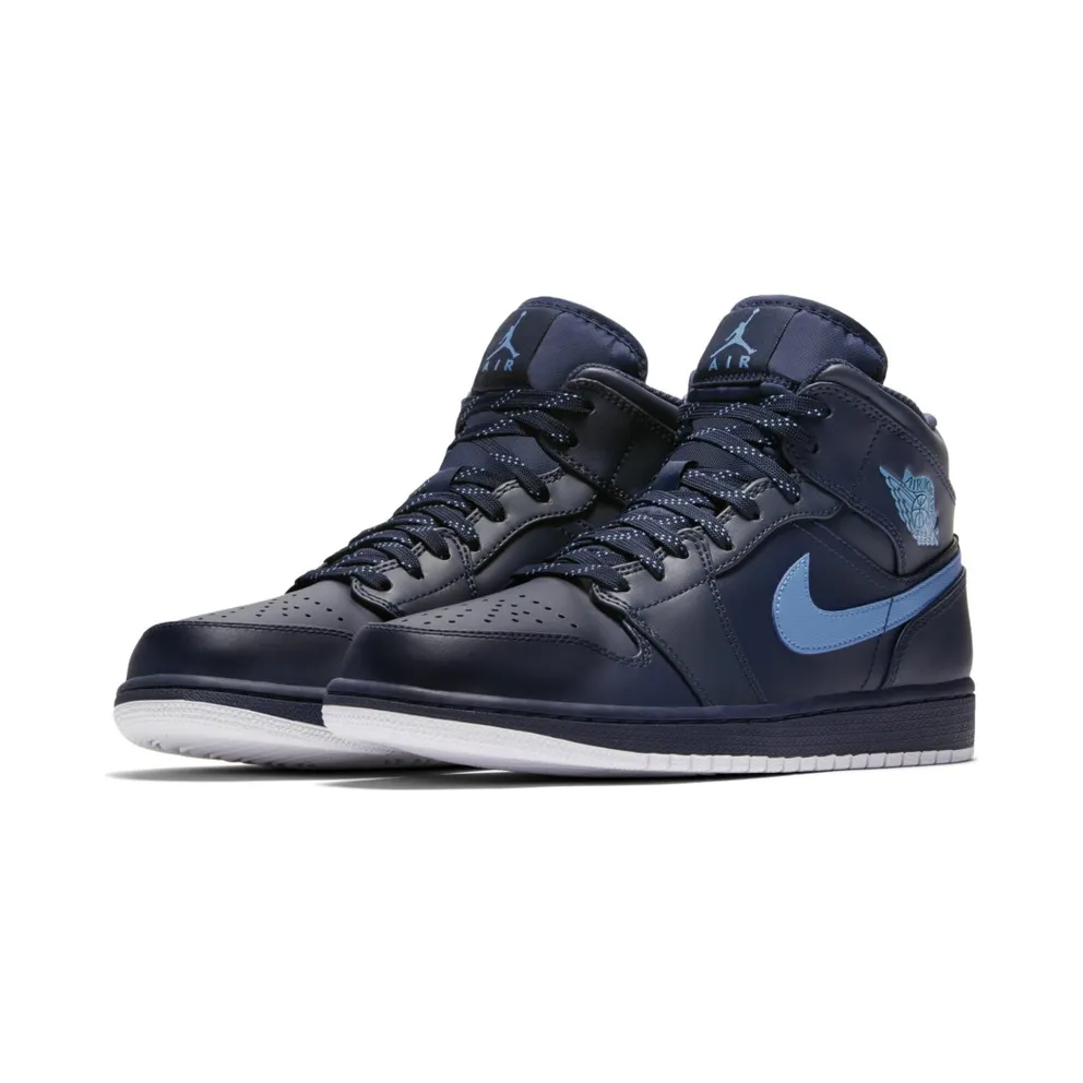Jordan 1 Retro Mid Obsidian University Blue (554724-405)