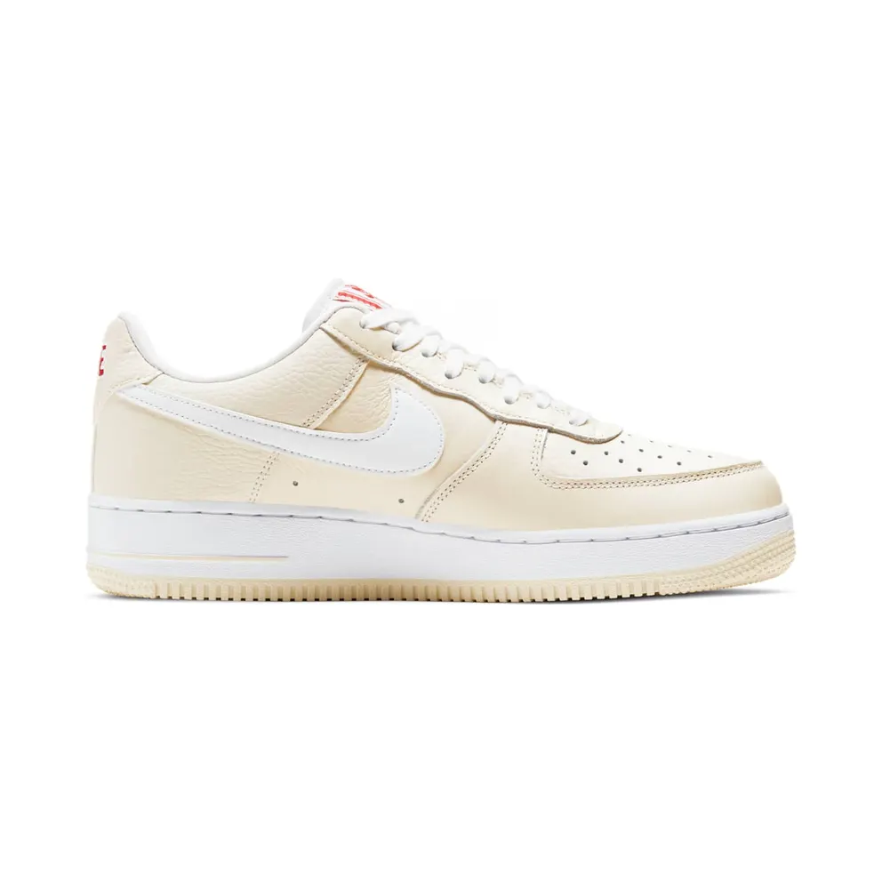 Nike Air Force 1 Low Popcorn Coconut Milk/White-University Red (CW2919-100)