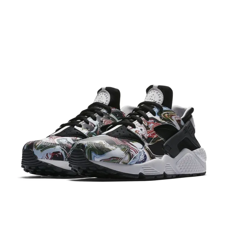 Nike Air Huarache Run Marble Dye (W) Black/Black-Vast Grey (683818-017)