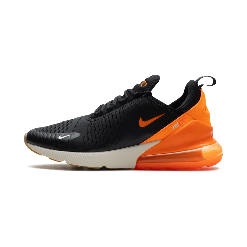 Nike Air Max 270 “Black/Total Orange-Bright Crimson” (AH8050-030)