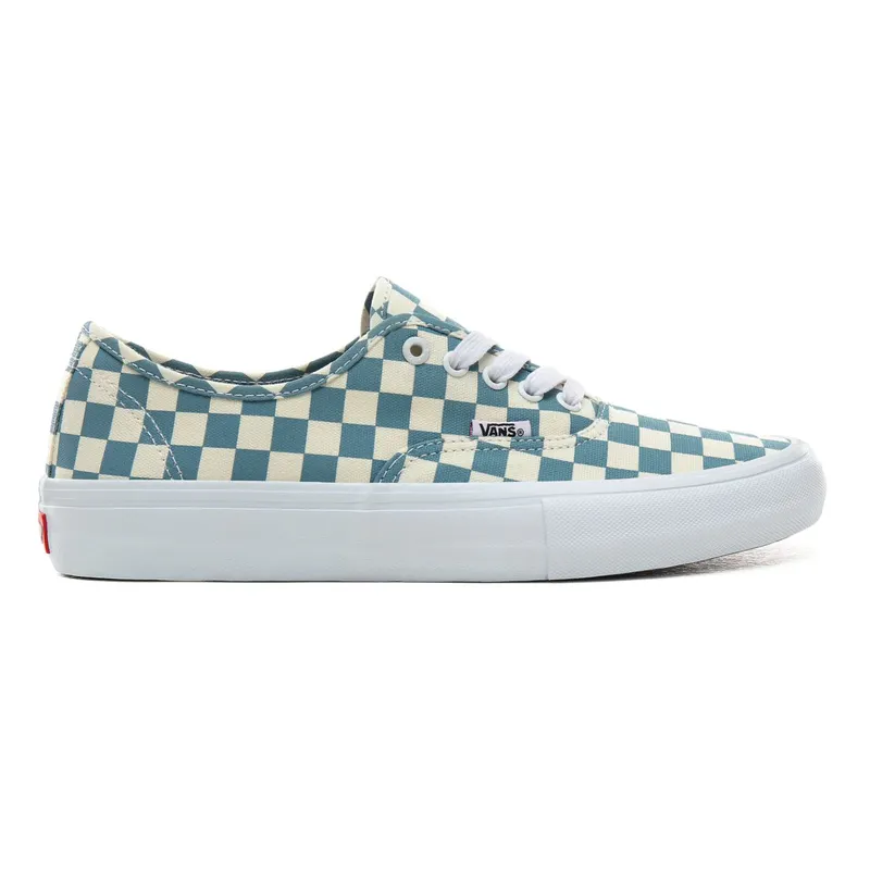 VANS Checkerboard Authentic Pro Shoes (Blue)