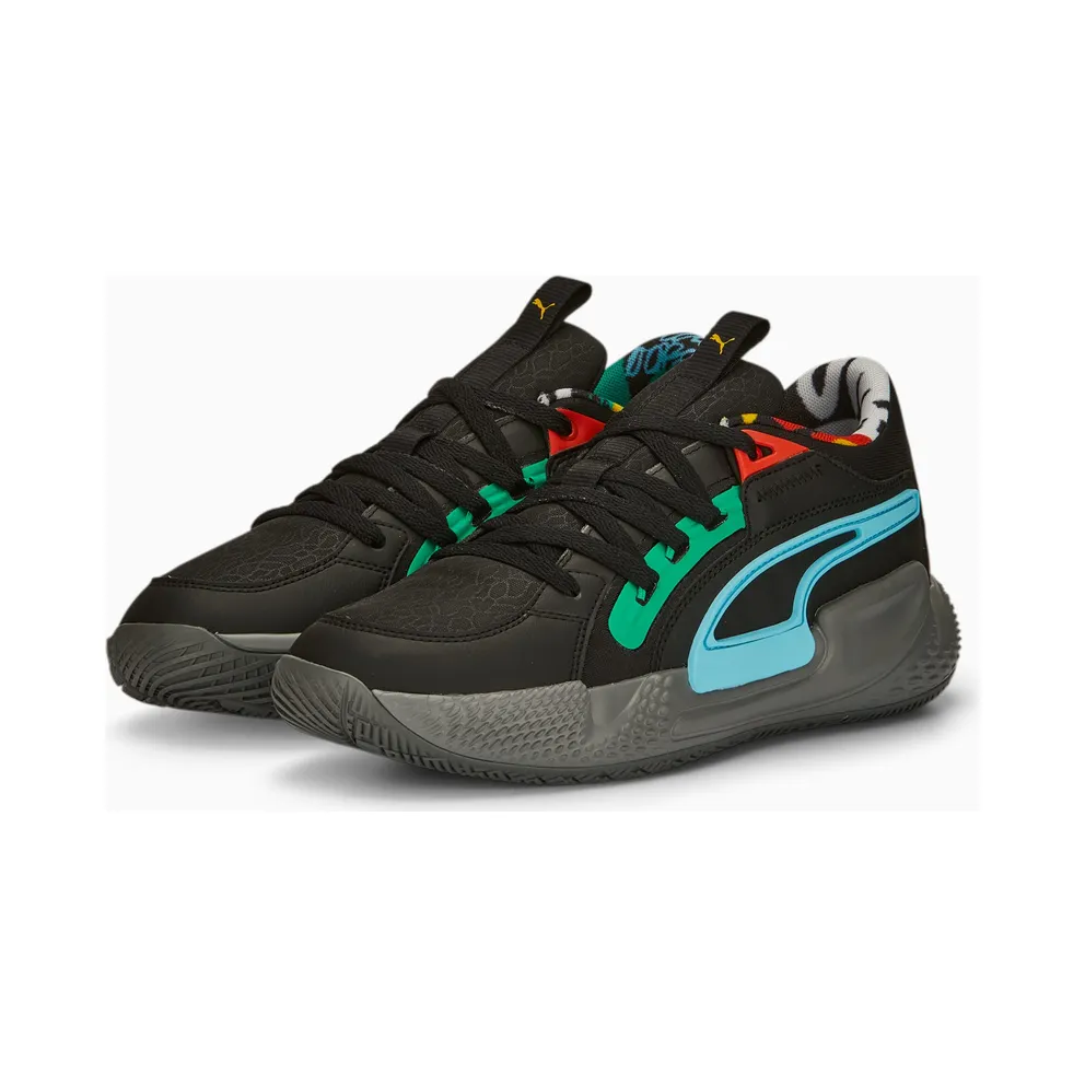 Puma Court Rider Chaos Black Basketball Shoes Black (37826501)