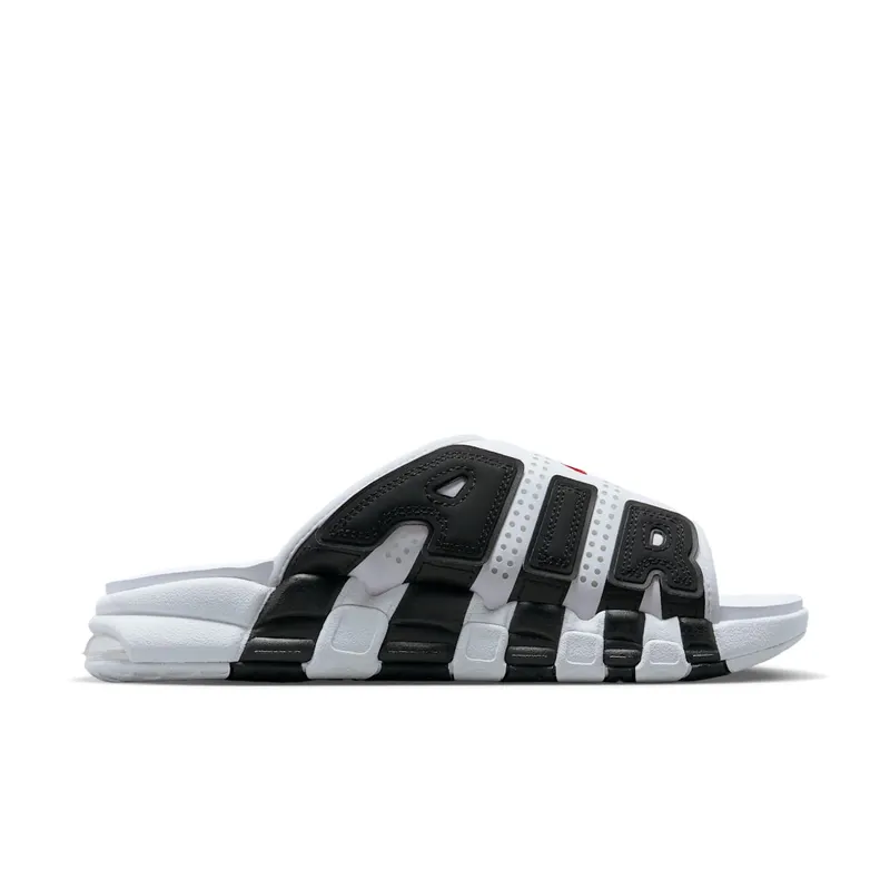Nike Air More Uptempo Slide NA “White Black Red” (FB7815-100)