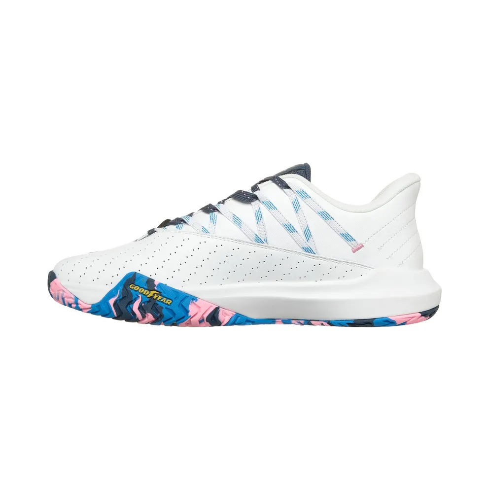 Skechers Relaxed Fit: Viper Court Rally Sneaker White/Pink/Blue