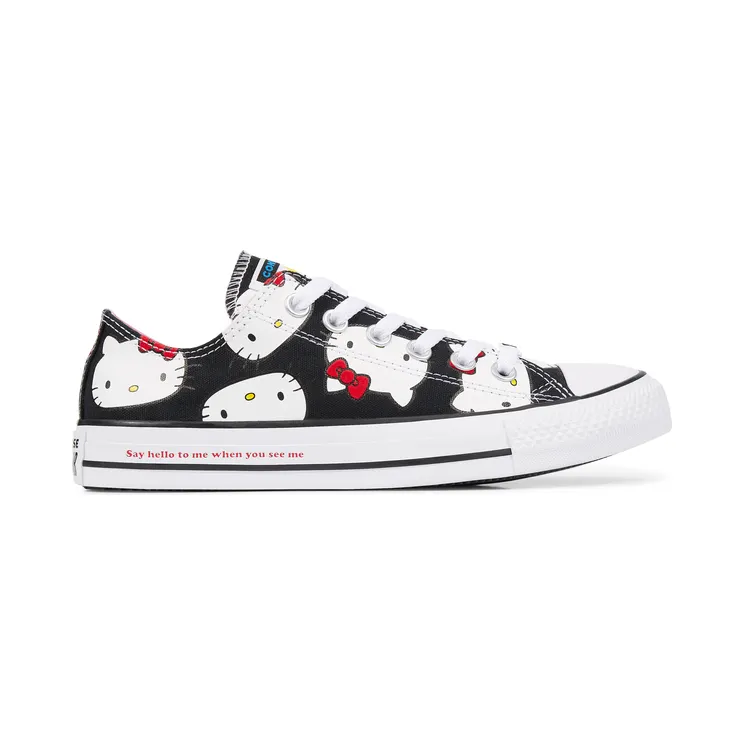 Converse Hello Kitty x Chuck Taylor All Star Canvas Ox ‘Black’ Black (162947C)