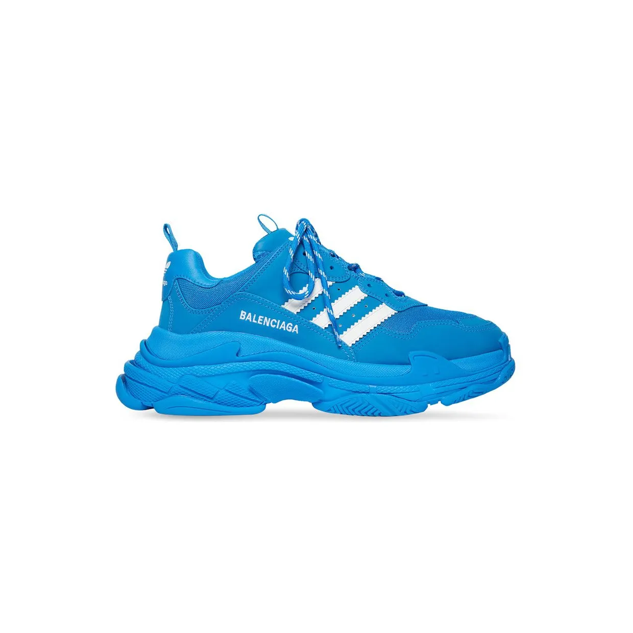 Balenciaga x adidas Triple S Blue White (712764W2ZB24090)
