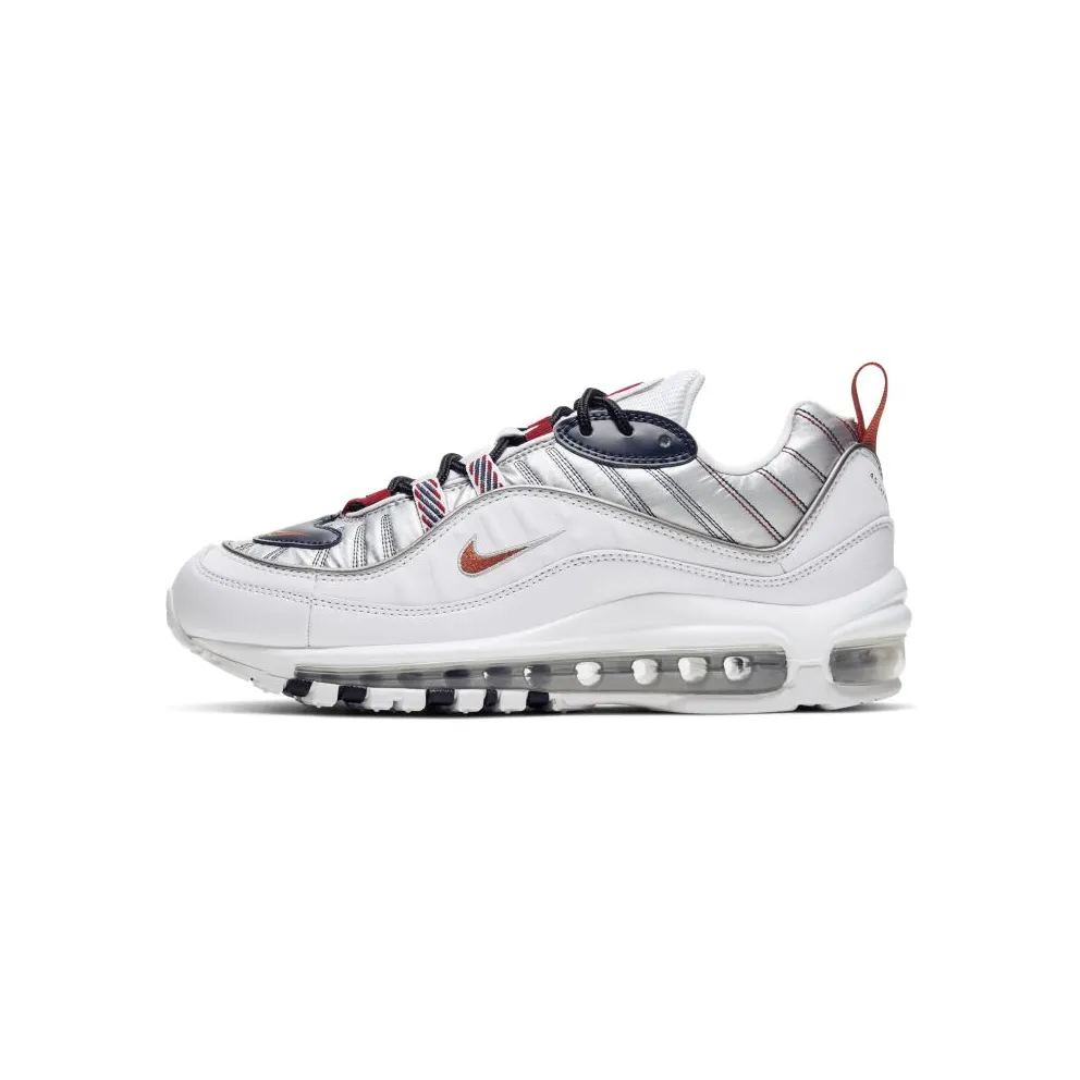 Nike Air Max 98 Starfish (W) White/Starfish-Wolf Grey-Gym Red (CQ3990-100)