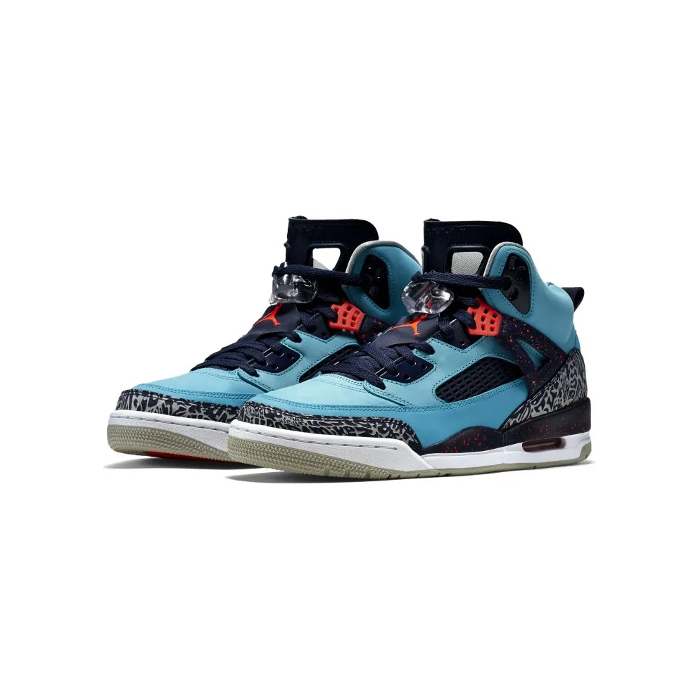 Jordan Spizike Turquoise Blue Turquoise Blue/Infrared 23-Midnight Navy-Neutral Grey (315371-408)