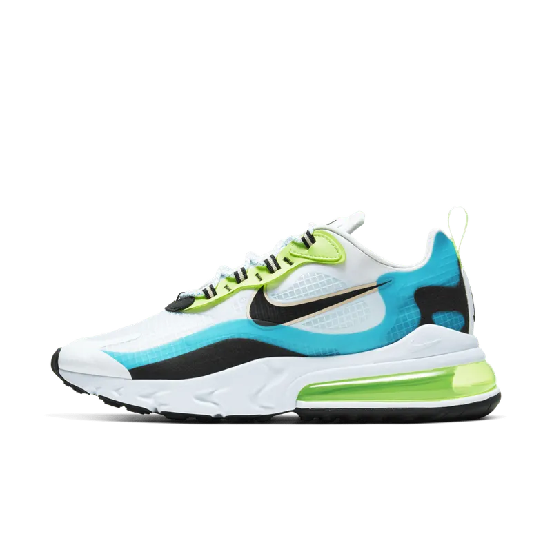 Nike Air Max 270 React Oracle Aqua Ghost Green Oracle Aqua/Ghost Green-Washed Coral-Black (CT1265-300)