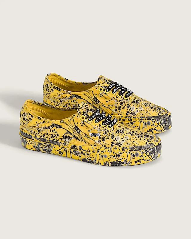 Vans Authentic S.R. Studio LA. CA. Black Yellow (VN000DCNFAS)