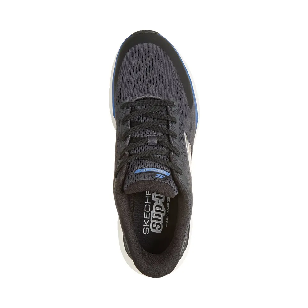 Skechers Slip-ins: Glide-Step Vortex Sneaker Black/Houtskool