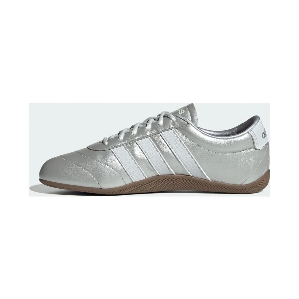 Adidas Grand Court Lo Silver Metallic / Crystal White / Gum (JQ9682)
