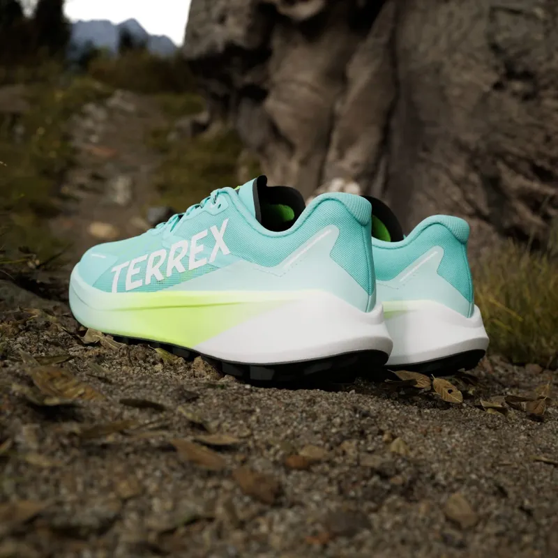 Adidas Terrex Agravic 3 Trail Running Flash Aqua / Cloud White / Lucid Lemon (HP3686)