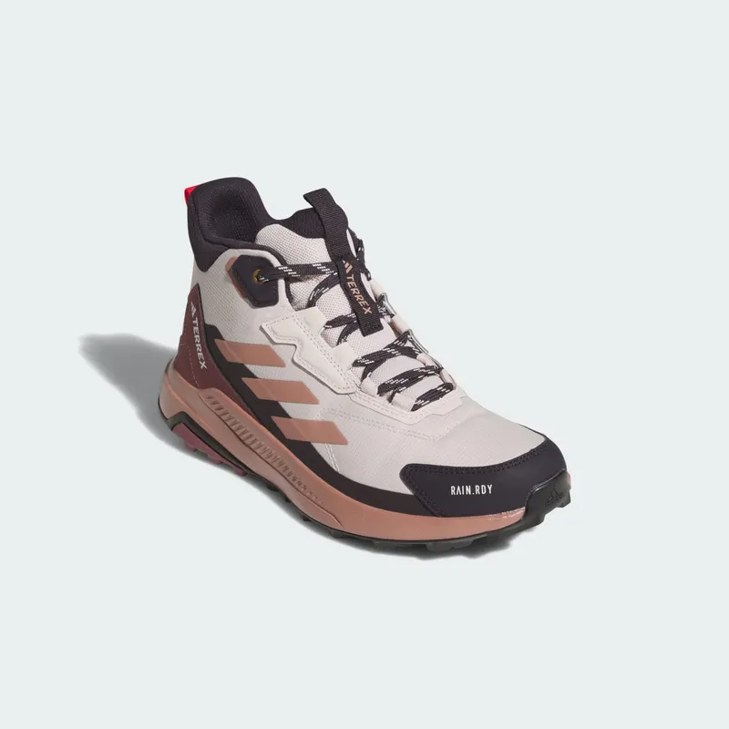 Adidas Terrex Anylander Mid RAIN.RDY Hiking Putty Mauve / Warm Clay / Pure Ruby (JI1323)