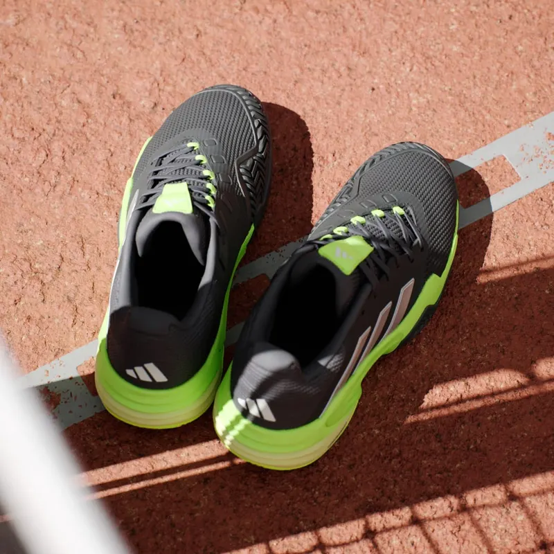 Adidas Barricade 13 Clay Tennis Shoes Core Black / Zero Metalic / Lucid Lemon (IH2560)