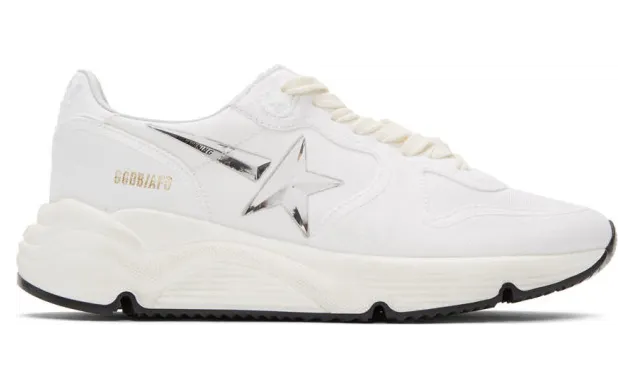 Golden Goose White Running Sneakers (G34WS963.D1)