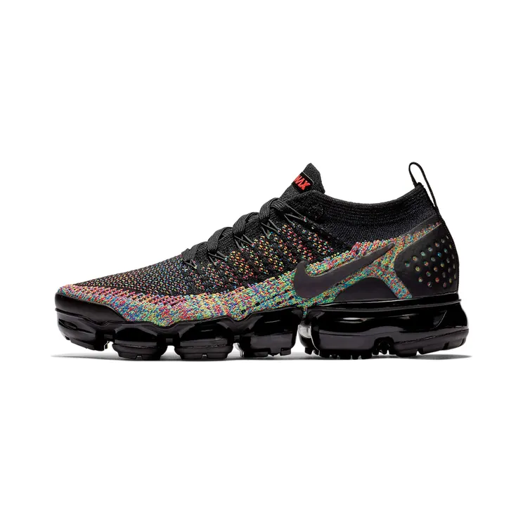 Nike Air VaporMax Flyknit 2 Black Multi-Color (W) “Black / Racer Pink / Racer Blue” (942843-015)