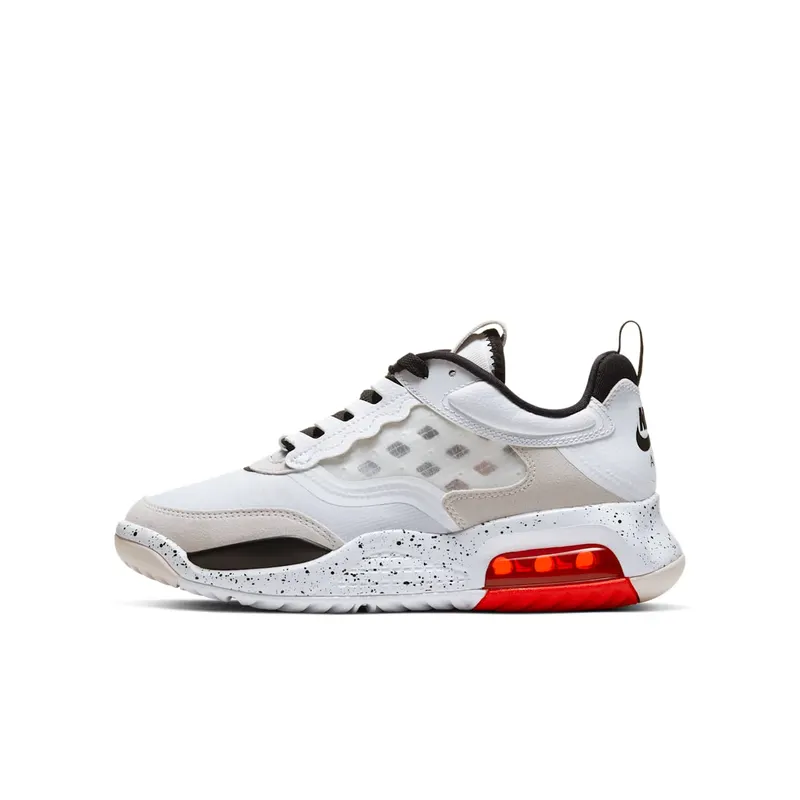 Jordan Air Max 200 White Challenge Red Black (GS) White/Challenge Red-Vast Grey-Black (CD5161-100)