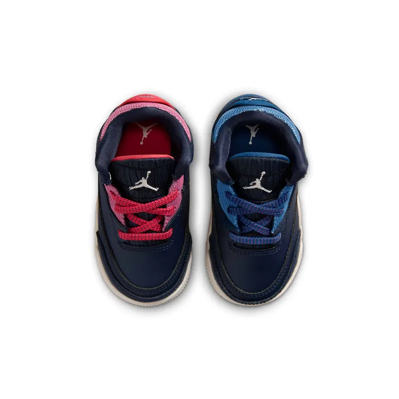 Air Jordan Three Obsidian / Track Red / Blue Beyond (HQ0782-400)