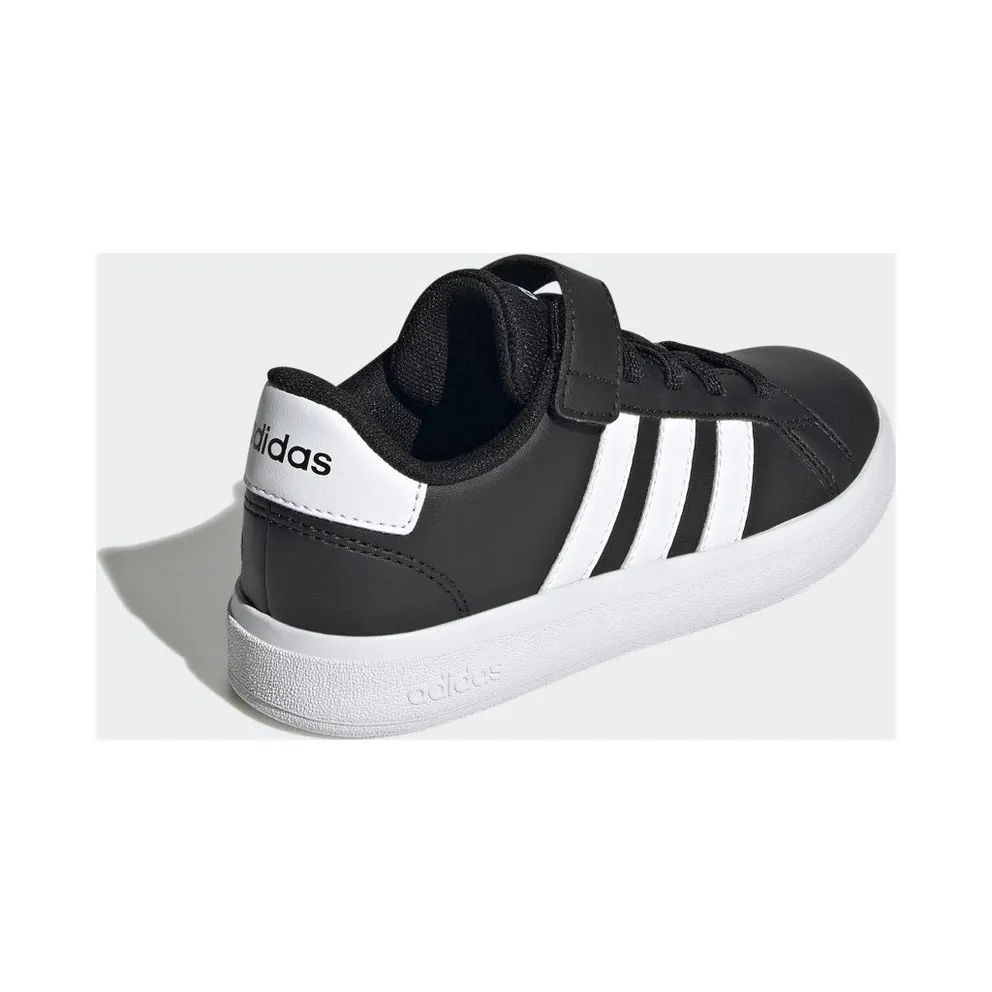 Adidas Grand Court Lifestyle Court Elastic Lace and Top Strap Core Black / Cloud White / Core Black (GW6513)