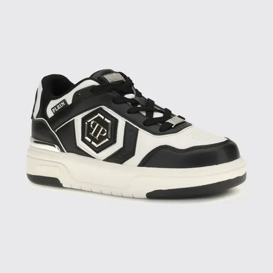 Philipp plein Runner Hexagon Predator Lace-up Sneakers White (SAFSUSC0925PTE003N0102)