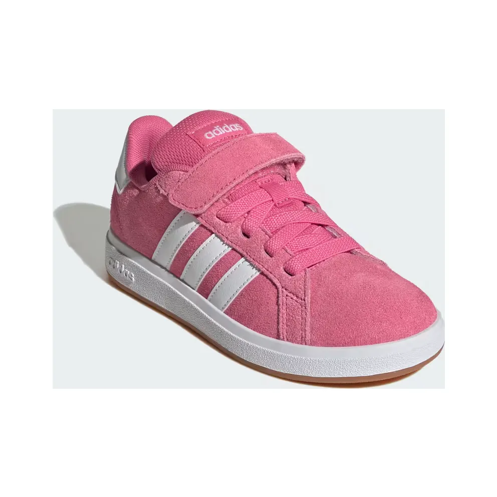 adidas Grand Court 00s Shoes Kids “Pink Fusion / Cloud White / Gum” (JP9350)
